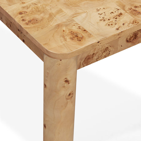 Berri 39" Natural Burl Coffee Table - View 5