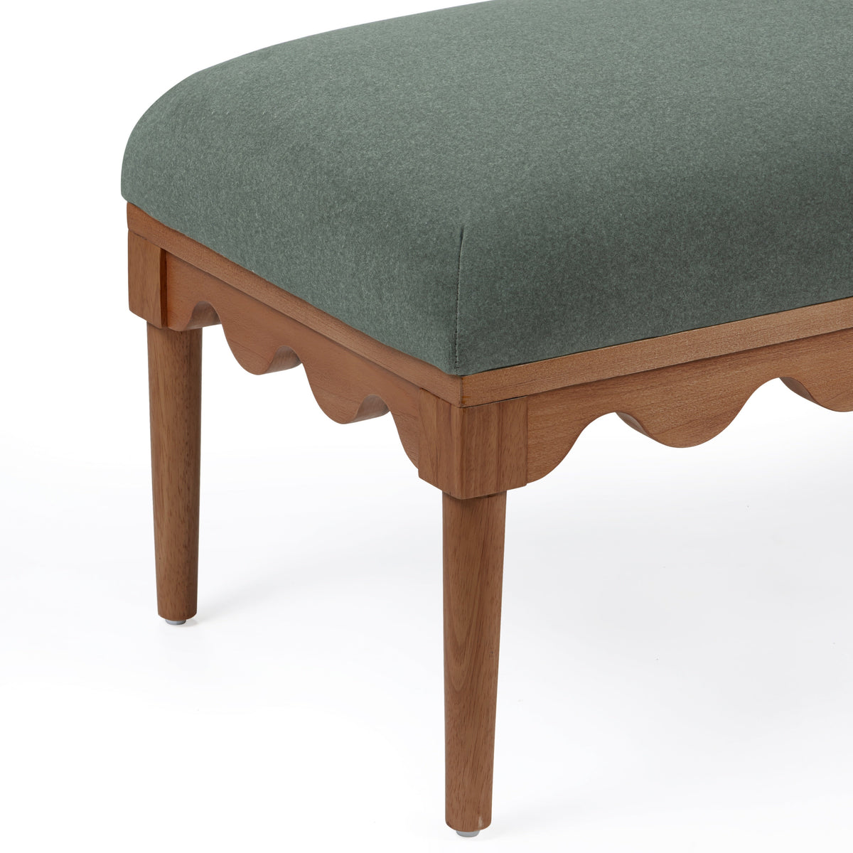 Oodle 56.5" Performance Vegan Mohair Bench - View 28