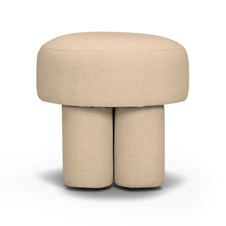 Masha Linen Accent Stool - View 17
