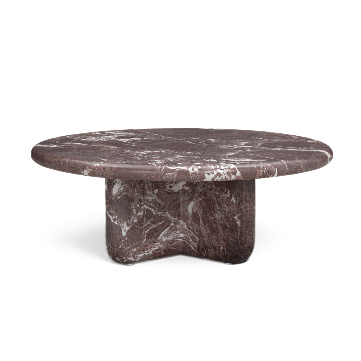 Juju Faux Marble Indoor/Outdoor Round Coffee Table (24"-32") - View 14