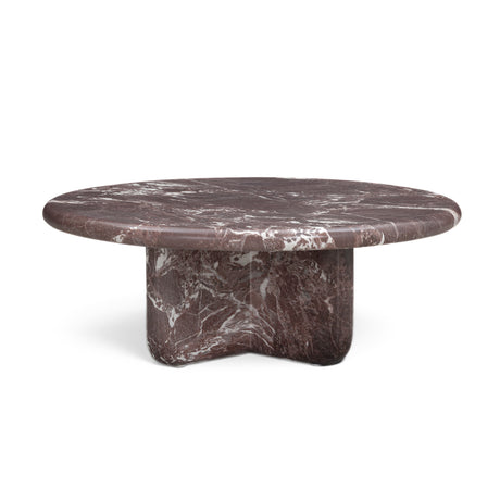 Juju Faux Marble Indoor/Outdoor Round Coffee Table (24"-32") - View 14