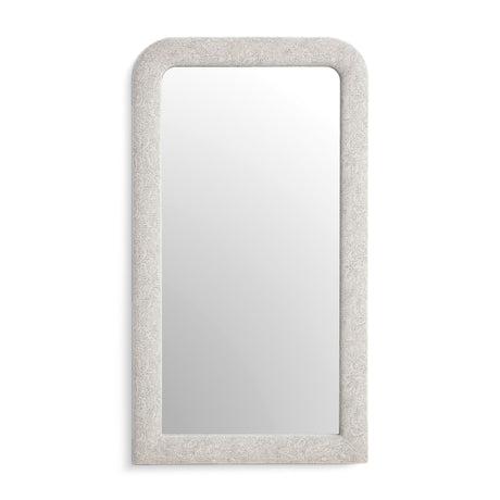 Heidi 43"X78" Upholstered Oversized Floor Mirror - View 1