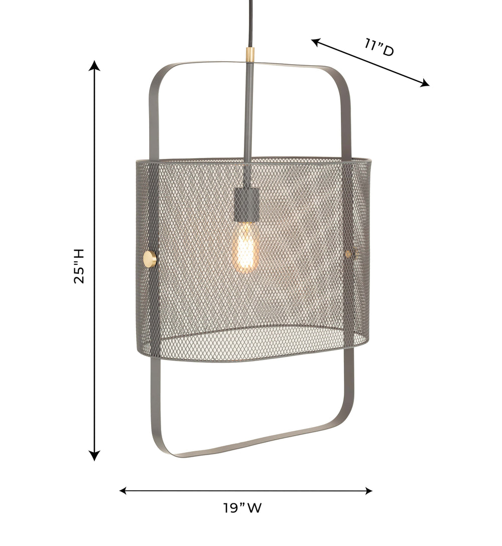 Klaus Iron Ceiling Pendant dimensions