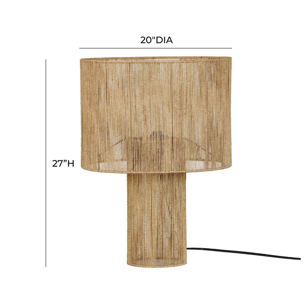 Hope Natural Table Lamp dimensions