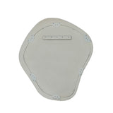 Orpheus 35"X31" Ribbed Faux Stone Wall Mirror - View 5