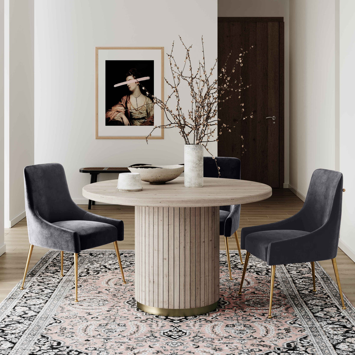Beatrix Performance Velvet Dining Chair - View 27