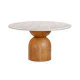 Cynthia 54" Concrete Indoor/Outdoor Dining Table - View 1