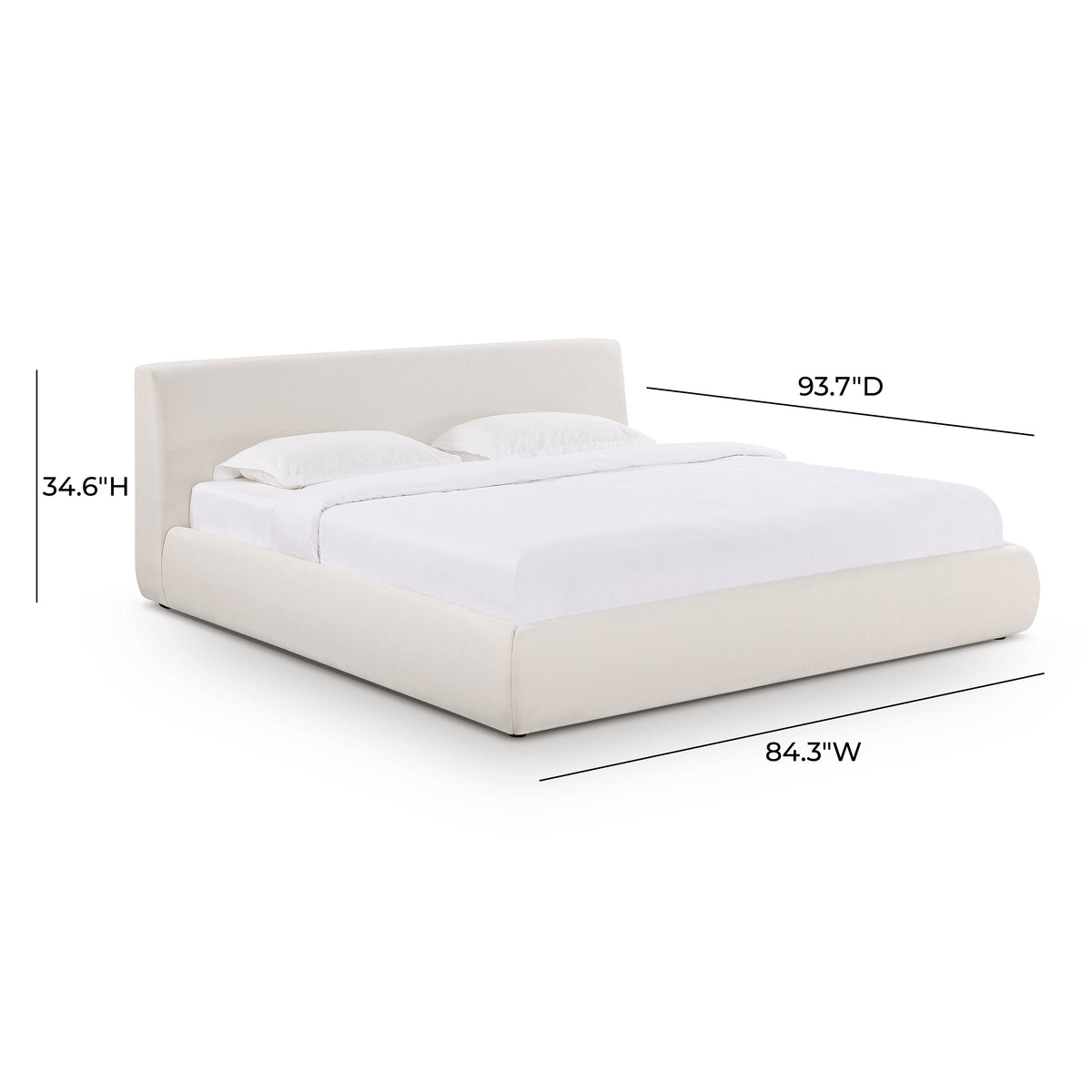 Isla Upholstered Bed - View 30