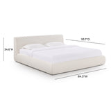 Isla Upholstered Bed - View 30