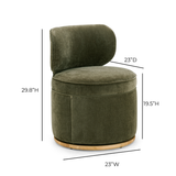 Amaya Swivel Desk Chair - View 14