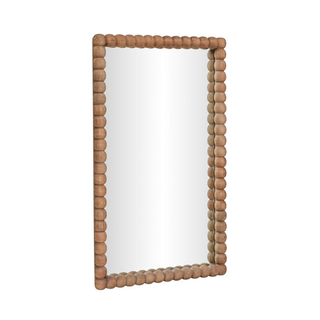 Cheyanne 29"X44" Carved Solid Wood Rectangular Wall Mirror - View 3