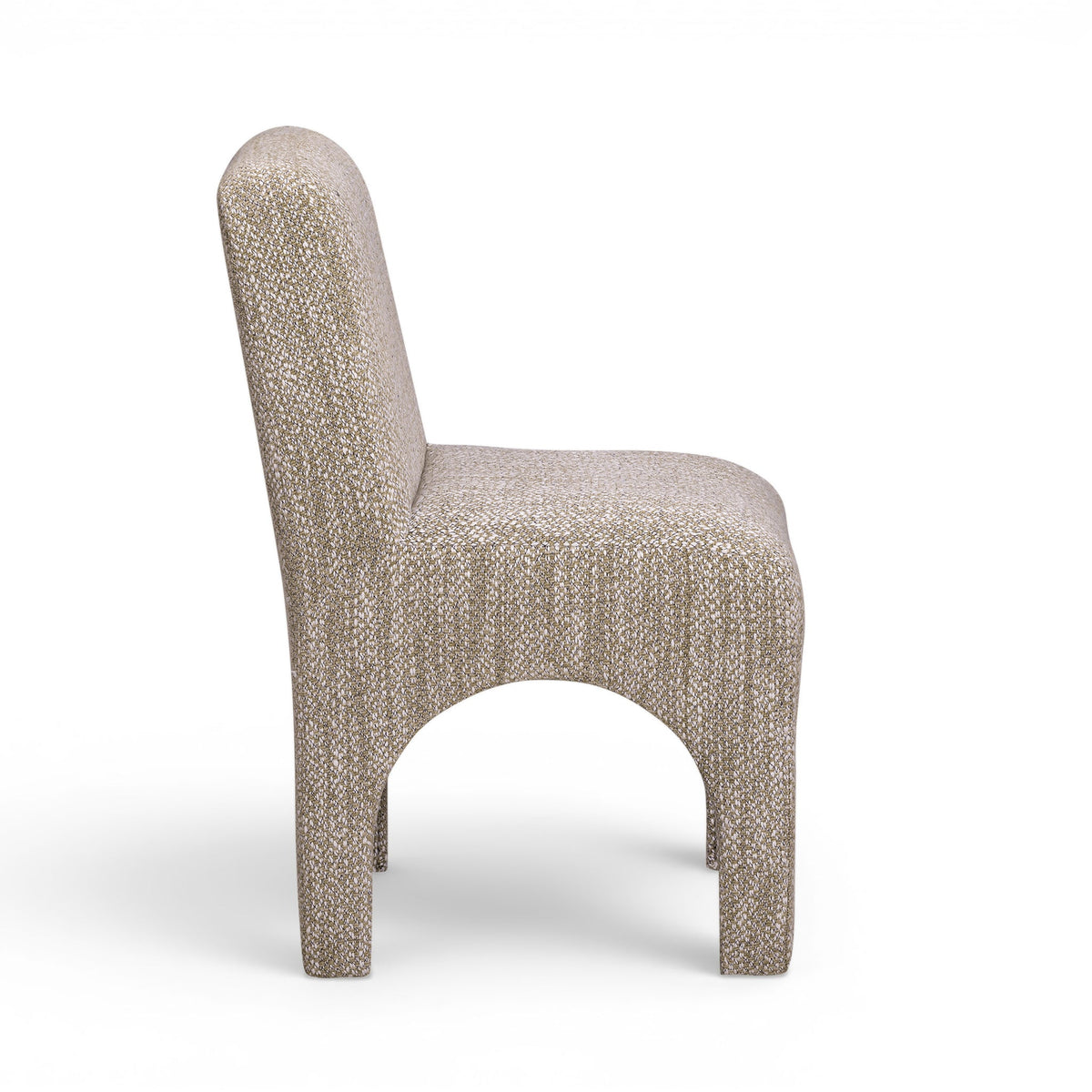 Tomlin Performance Chenille Dining Chair isolated on white background