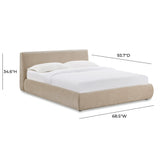 Isla Upholstered Bed - View 76