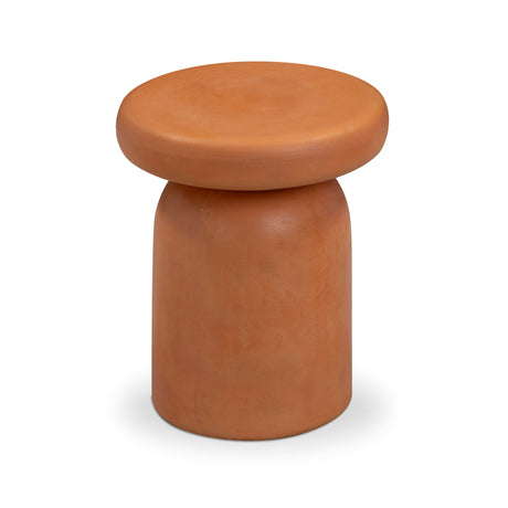 Lydia Concrete Indoor/Outdoor Side Table - View 10