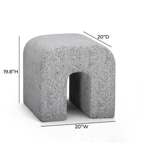 Desi Performance Fabric Ottoman - View 35