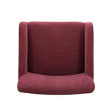 Crawley upholstered armchair seat depth and supportive backrest angle