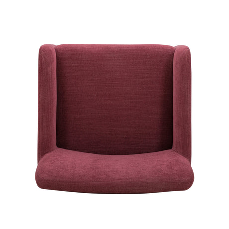 Crawley upholstered armchair seat depth and supportive backrest angle