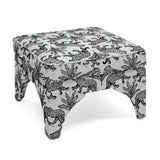 Raji Leopard Performance Jacquard Ottoman - View 10