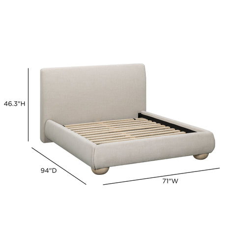 Rayne Textured Fabric Bed - View 9