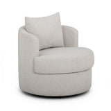 Silvi Performance Boucle Swivel Accent Chair - View 2