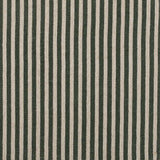 Byron Square Cotton Jute Ottoman in terracotta stripe fabric finish