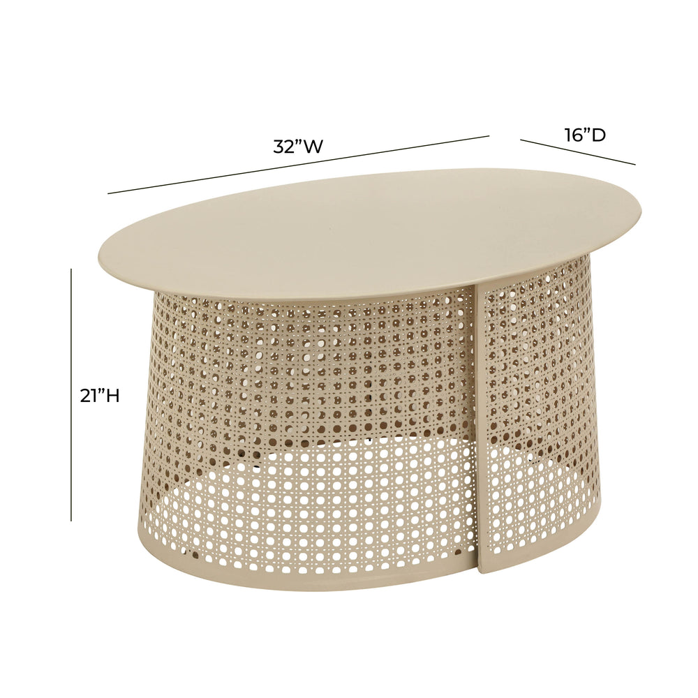 Pesky 32" Oval Coffee Table dimensions