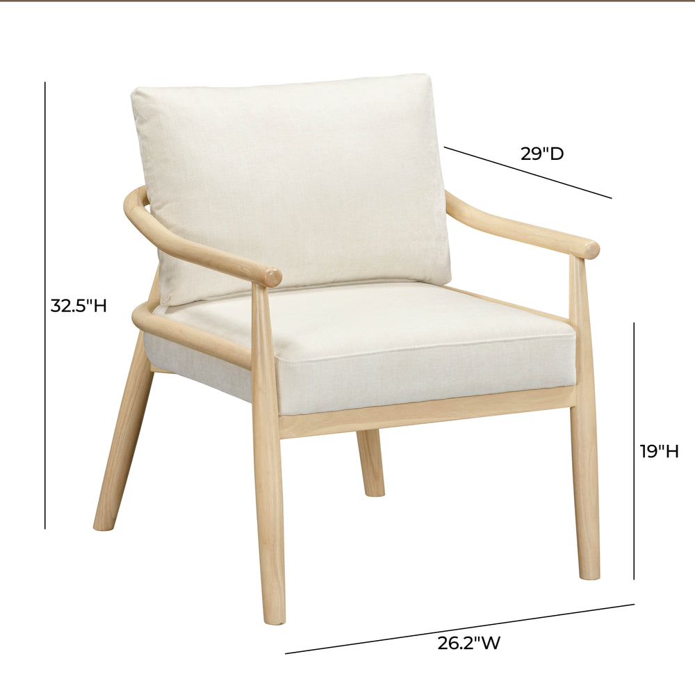 Dixie Chenille Velvet Accent Chair dimensions