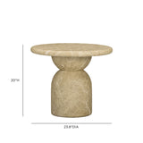 Cynthia Concrete Indoor/Outdoor Side Table - View 17