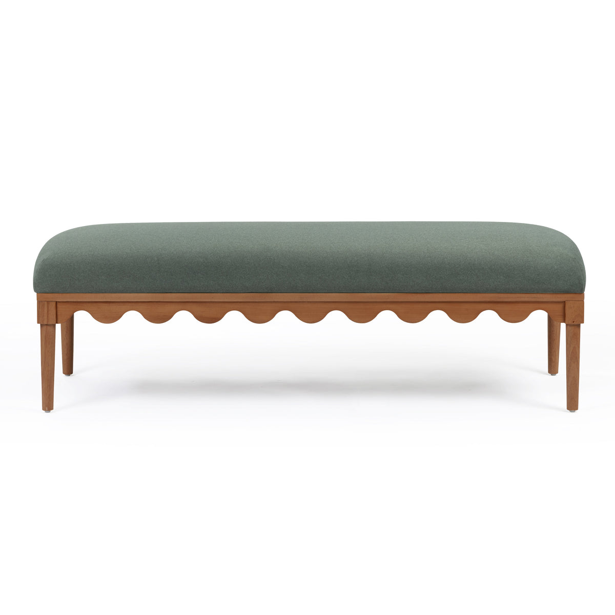 Oodle 56.5" Performance Vegan Mohair Bench - View 27