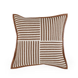 Kora 20" Cotton Jute Contract-Grade Throw Pillow - View 30