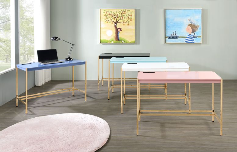 Midriaks Vanity Writing Desk with USB Port