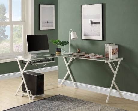 Demas L-Shaped Corner Computer Desk