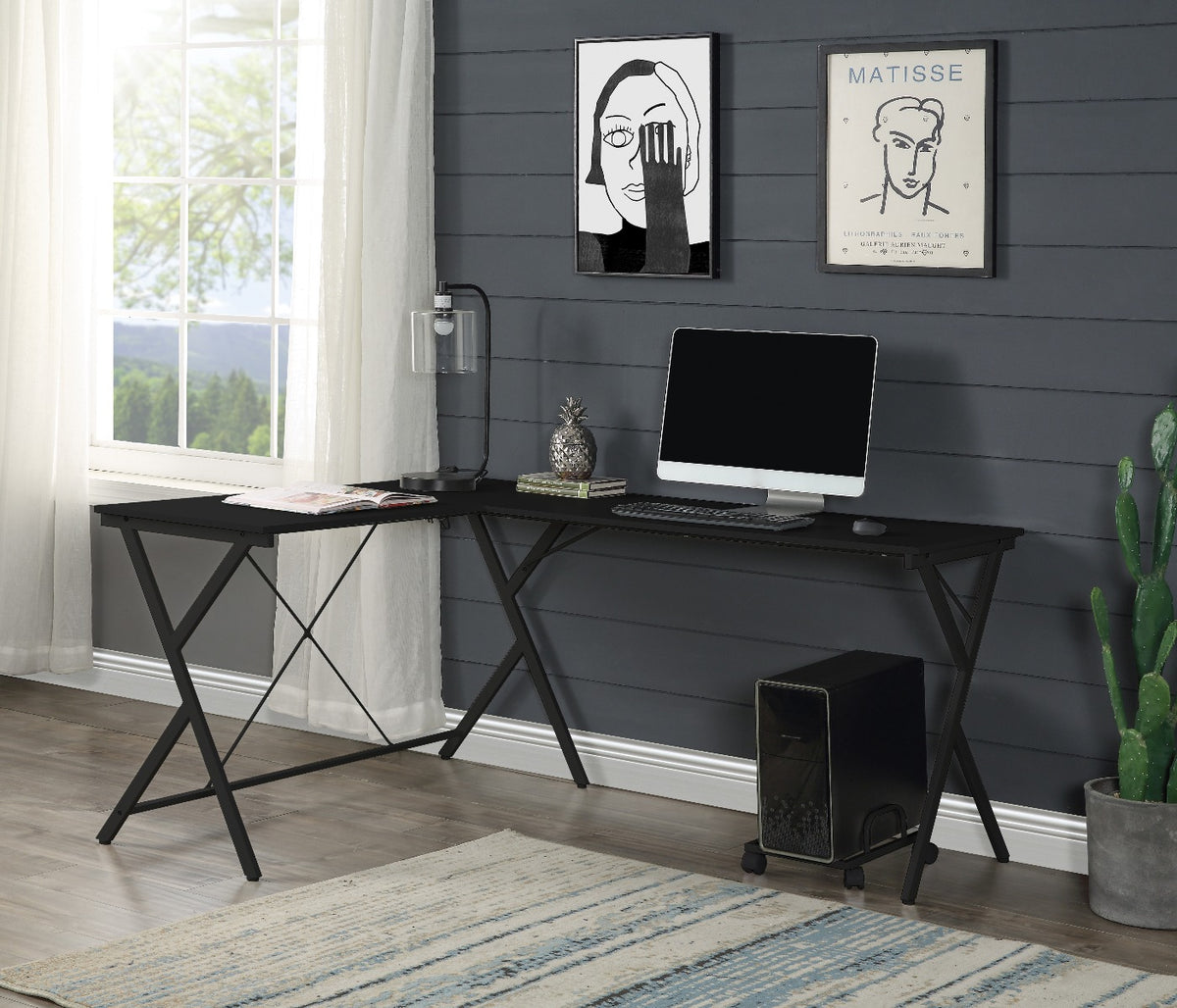 Demas L-Shaped Corner Computer Desk