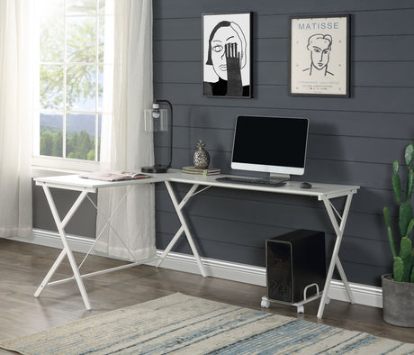 Demas L-Shaped Corner Computer Desk