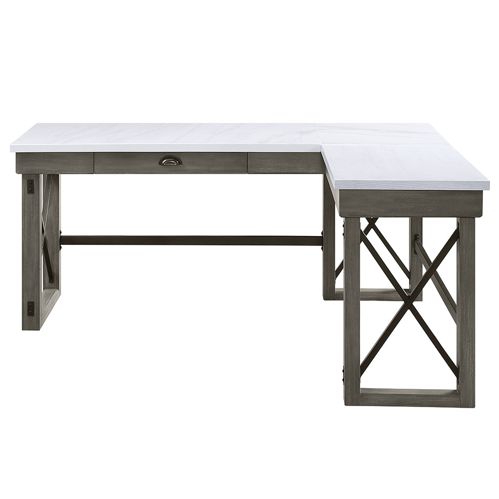 Talmar L-Shaped Lift-Top Writing Desk