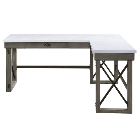 Talmar L-Shaped Lift-Top Writing Desk