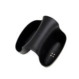 Umbra Saddle Sink Caddy – Flexible Rubber Kitchen Sink Sponge Holder & Dish Brush Organizer, Black