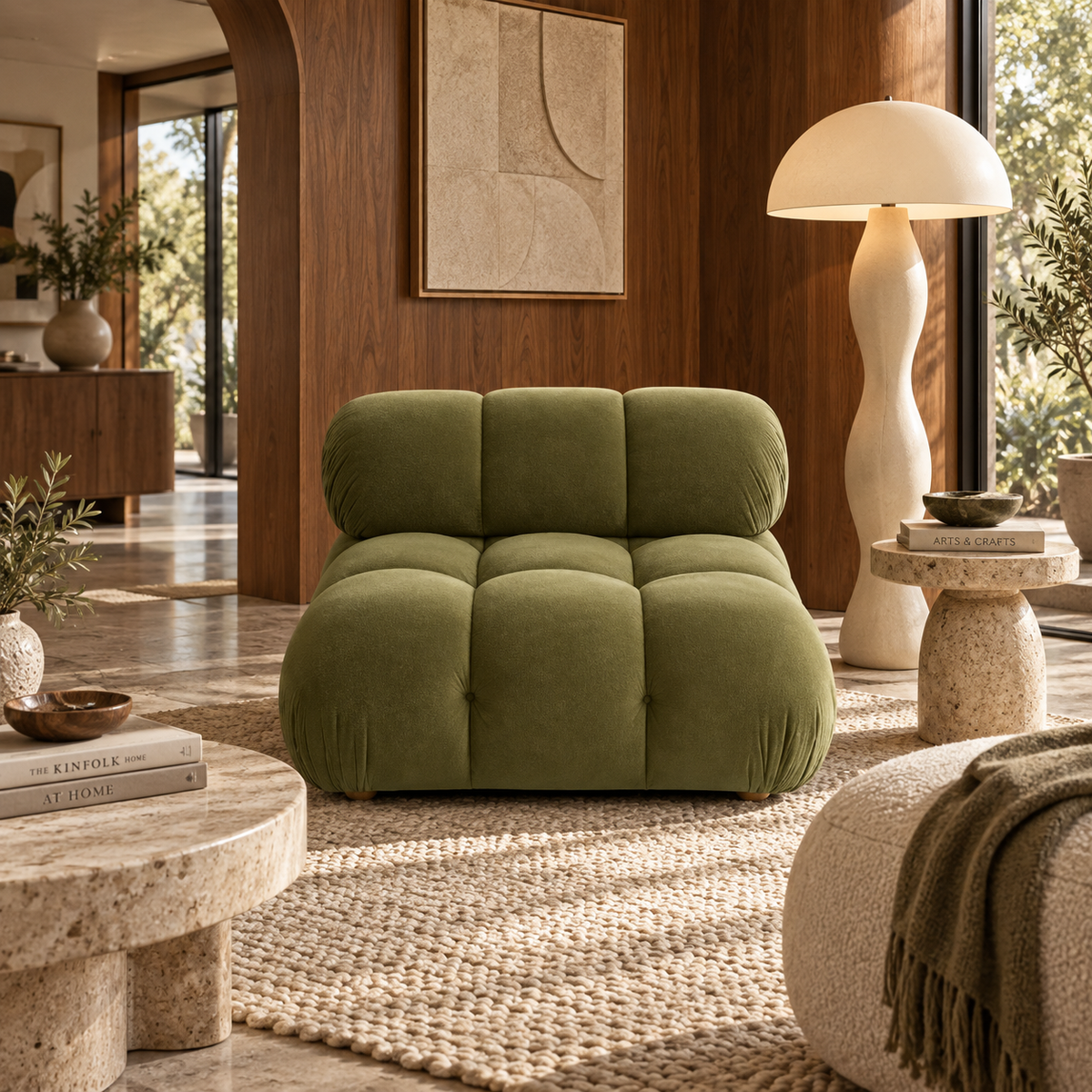 Calliope Performance Modular Armless Chair