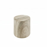 Modern Round Concrete End Table