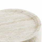 Modern Round Concrete End Table