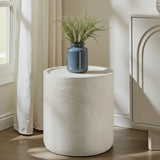 Modern Round Concrete End Table